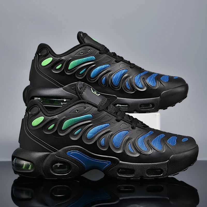 Brand mens running shoes casual sports shoes comfortable outdoor jogging straps breathable fashion blade casual shoesT250420