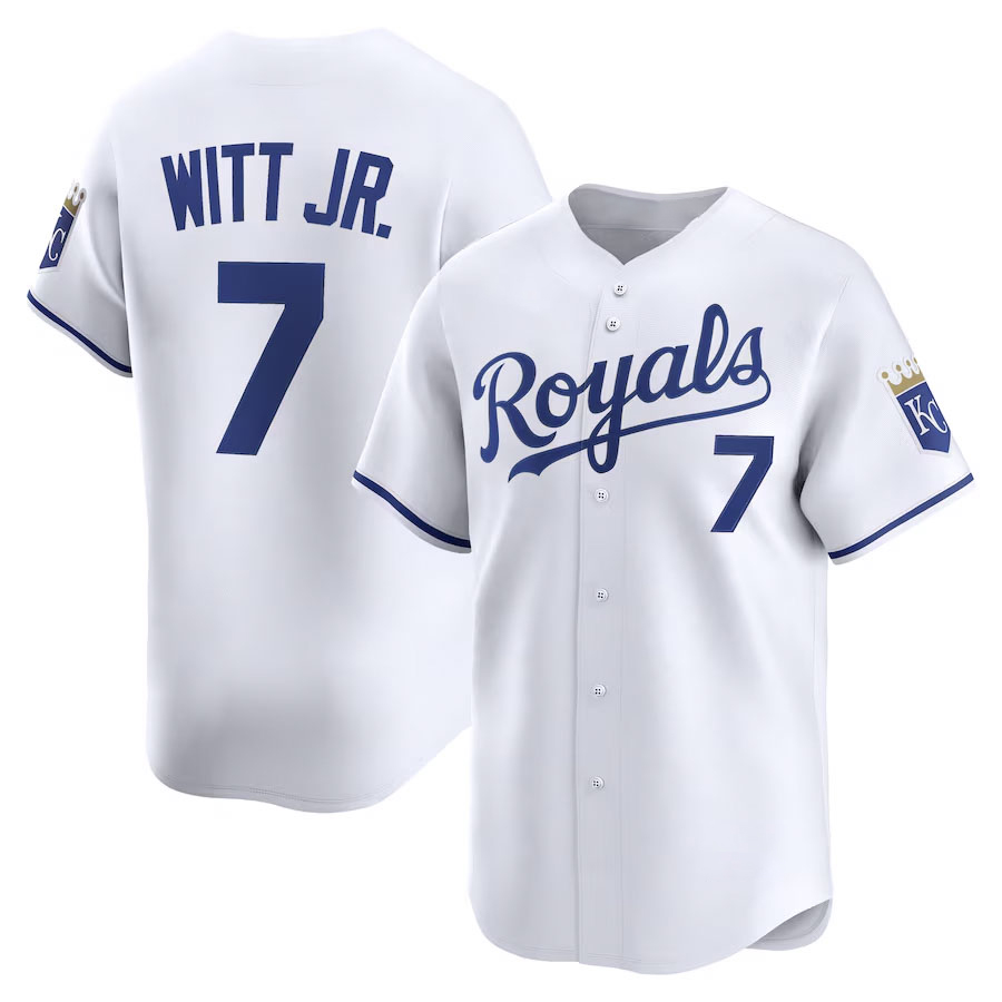 2025 S4XL Custom Baseball Jersey Bobby Witt JrConnect Baseball Jerseys Patrick Mahomes George Brett Salvador Perez MJ Melendez Whit Merrifie