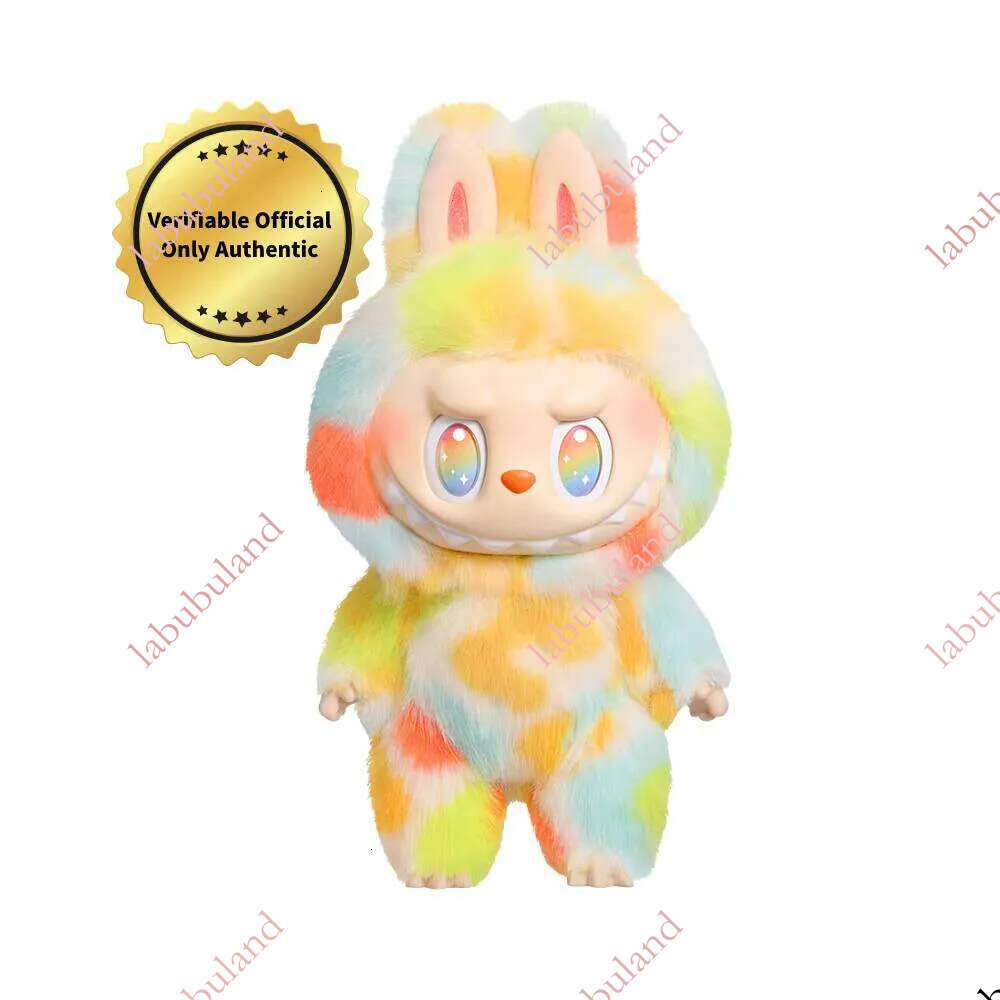 Arrival New Monster Popular Market Authentic Labubu Big Energy Series 37cm V3 Rock Universe Vinyl Plush Doll 100%