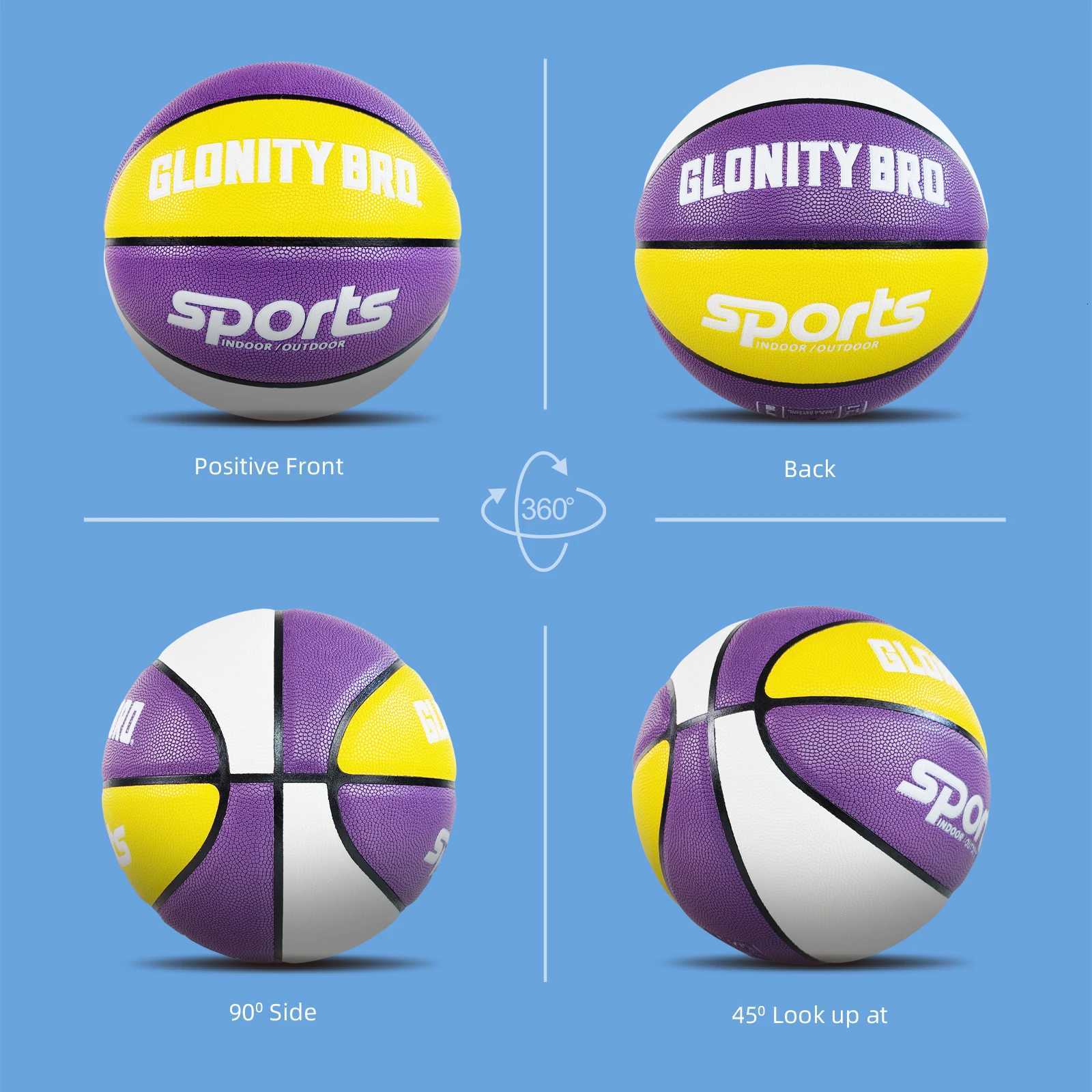 Basketball Size 5 6 7 Outdoor Indoor Training Match Game Team Balls Soft Touch For Youth Men Women Standard Basketballs DurableW251115