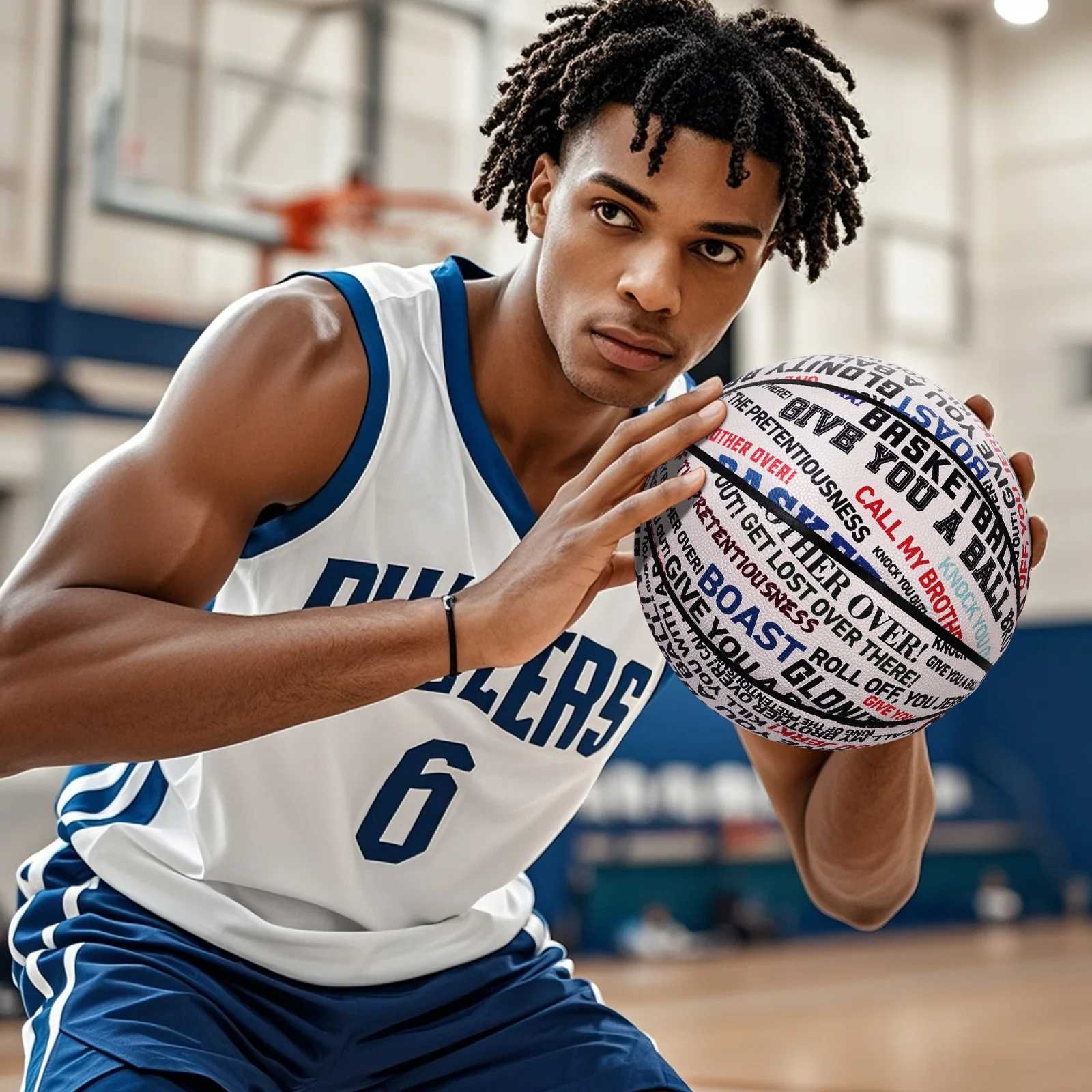 Color-changing Basketball-Official Size 6/7 Composite Leather High Quality Durable Street Basketball For BoyGirl Gift Game BallW251115