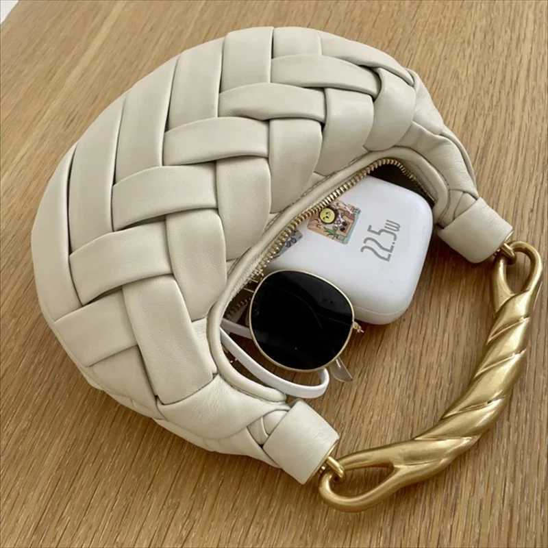 JW PEI Orla Weave New Womens Casual Small Handbag Designer Hand-woven Suede luxury Matte Texture Crossbody Bag