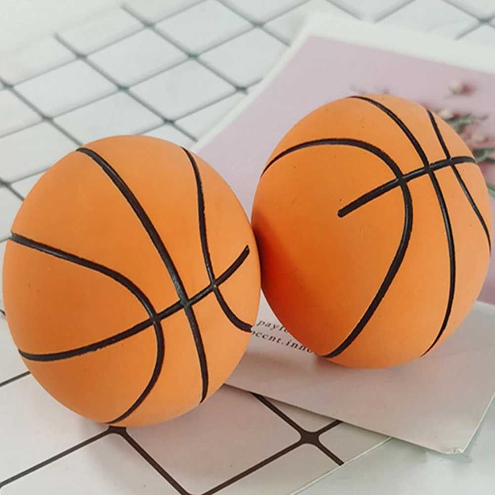 6cm High Elastic Mini Basketball Rubber Mini Sports Basketball Soft High Bouncy Decompression Ball Party Game for KidsW251115