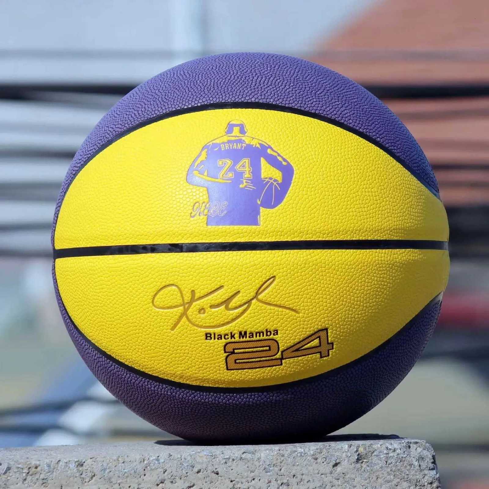 Mens Mamba Commemorative Basketball Outdoor Sports ball Basketball PU Standard Size 7 Indoor Game Ball Sports BasketballW251115