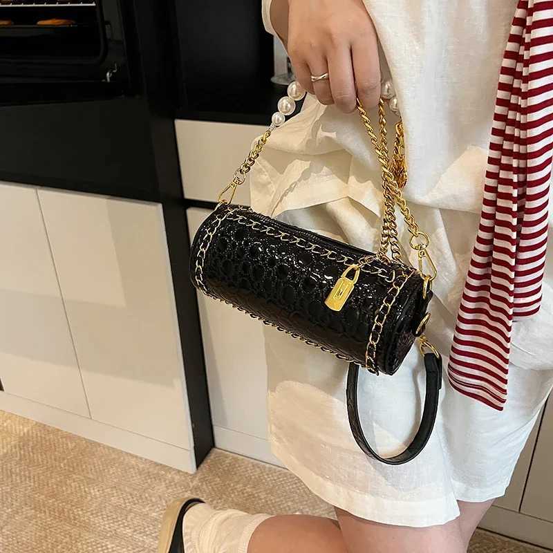 Cylinder Shape Crossbody Phone Bag Solid Color Pu Leather Women s Bag Fashion Chain Handbag Gold Evening Clutch Bag Luxury Bols K251115