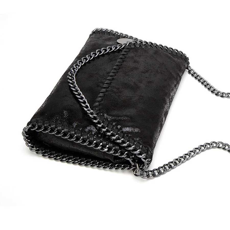 Womens handbag new casual chain shoulder messenger bag fashionable womens small flip cross body bag clutch wallet Sac a Main Y250417