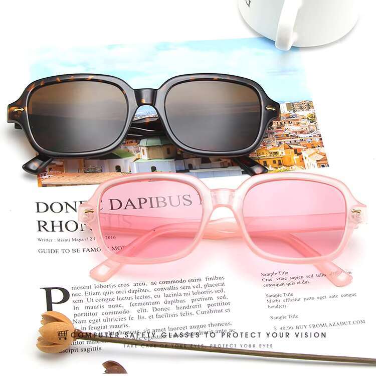 2024 new affordable unisex logo print Uv400 men's sunglasses