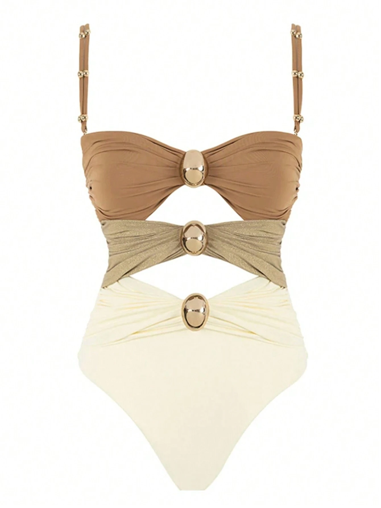 Women's Swimsuit Bathing Suit Ruched Tummy Control Swimwear Fashion Design Highlight one's figure