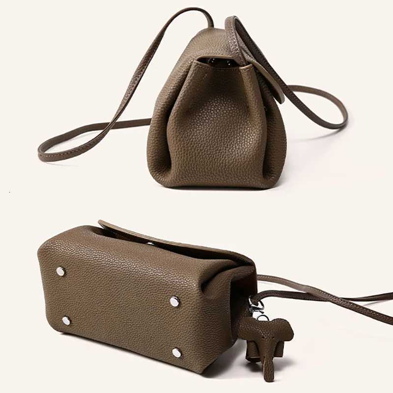 Womens Genuine Leather Shoulder Bags Fashion Crossbody Bags Soft Cowhide Leather Shoulder Messenger BagW251115