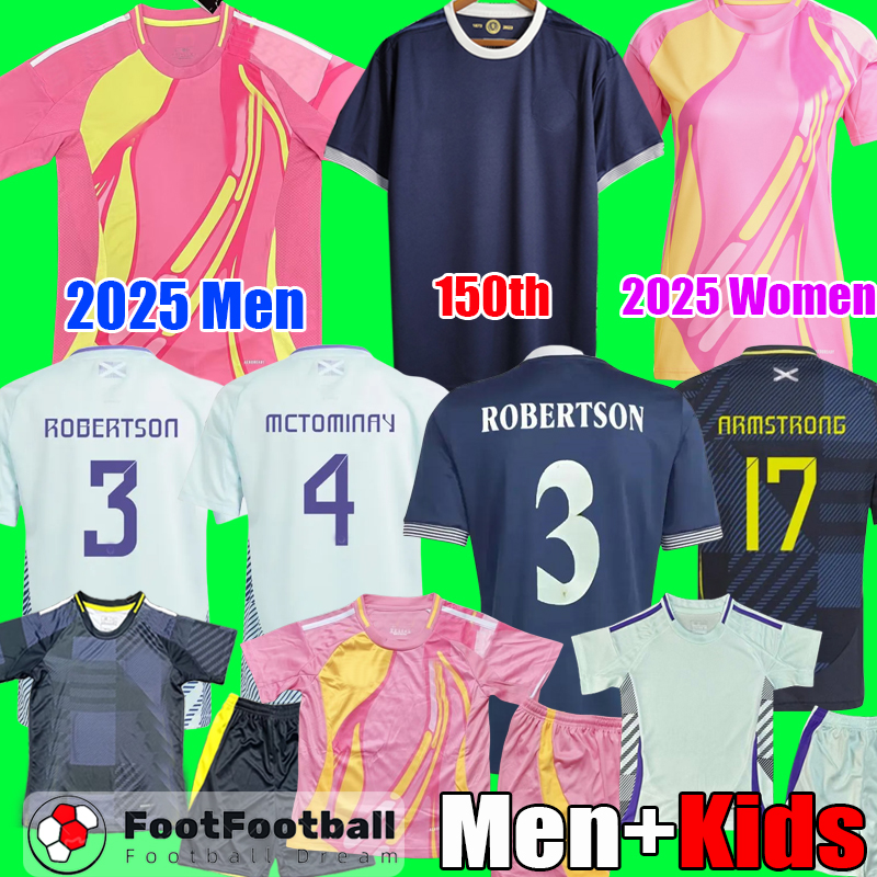 Scotland Soccer Jerseys 2025 2026 ROBERTSON McTominay McGREGOR SHANKLAND MCGREGOR Football Shirt Home Away thrid maillot de Foot men kids kits unifrom
