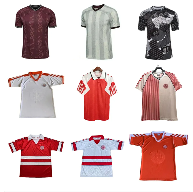 2025 2026 Denmark soccer jerseys ERIKSEN HOME RED AWAY WHITE 25 26 HOJBJERG CHRISTENSEN SKOV OLSEN National Team DOLBERG football Shirts jersey men kids kit