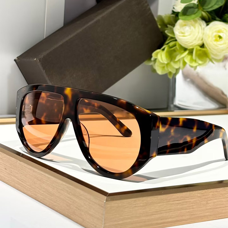 Boys and Girls Fashion Sunglasses Designer Large Elliptical Frame Sunglasses Outdoor Sunshade Glasses with Box