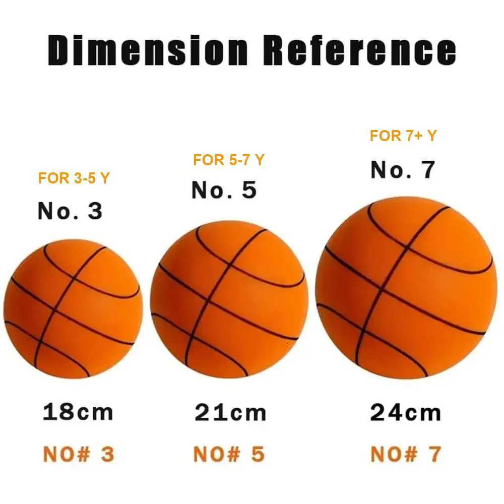 Silent Foam Basketball Size 3/5/7 Indoor Mute Training Ball with Noise-Free Bounce Fast Shipping Boy and Girl Birthday GiftW251115