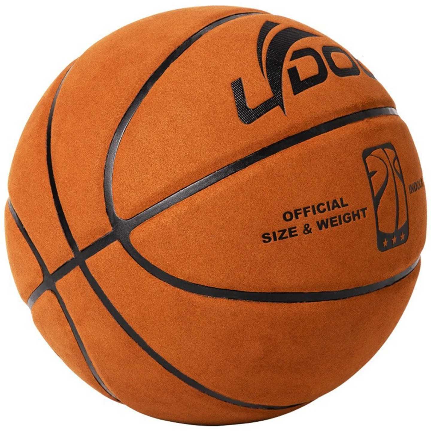 LYDOO Suede Cowhide Standard Size 7 Basketball Wear-resistant Non-slip Official Competition Ball Gift AccessoriesW251115