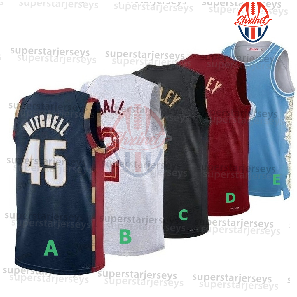 Personalized Custom Basketball Jerseys Darius GarlandMitchell Mobley Lonzo Ball Kids Adult S-XXXL