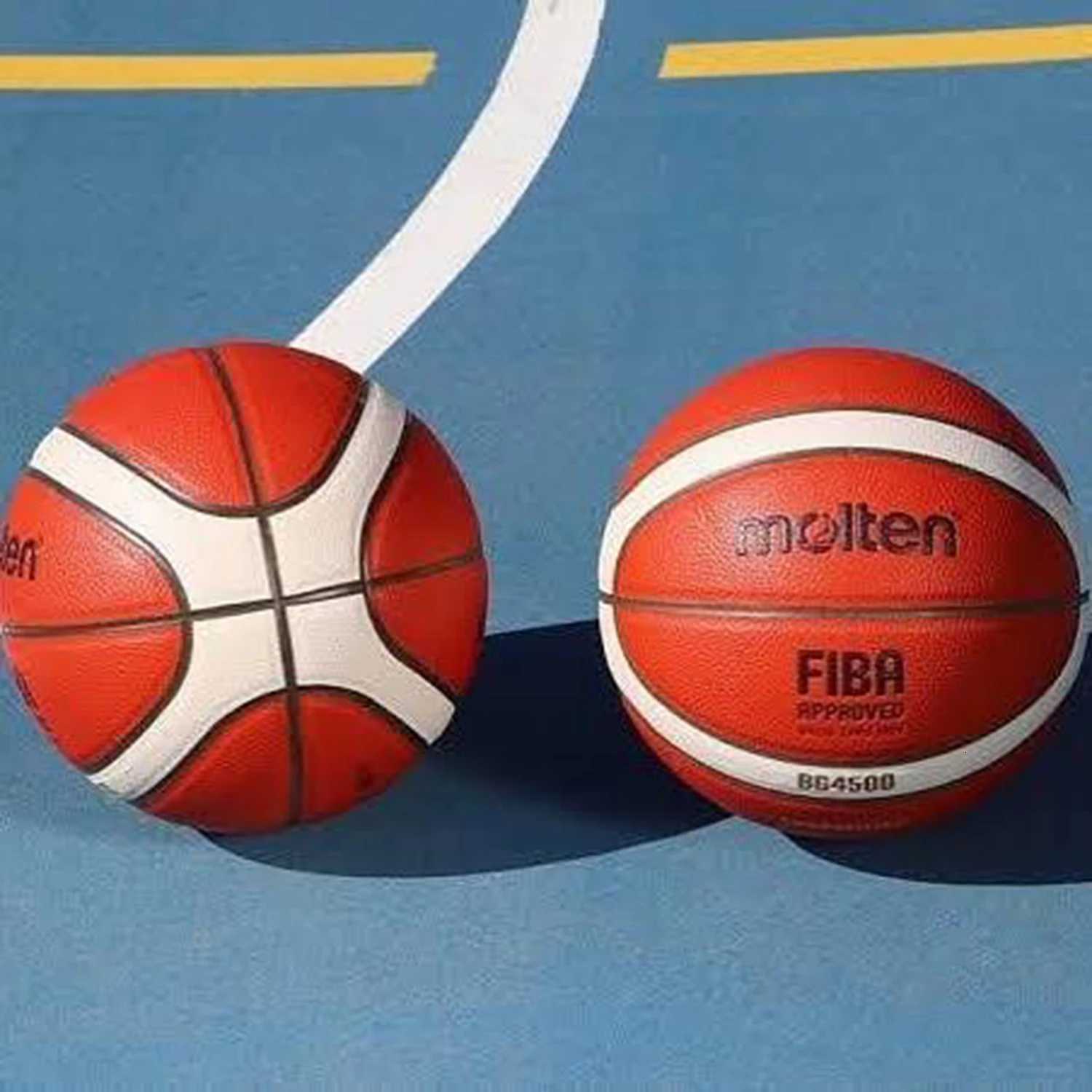 Molten Basketball Size 5 6 7 Basketball PU Outdoor Indoor Balls Women Youth Man Match Training BasketallsW251115