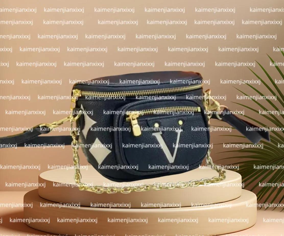 Waist Bag Brown Mini Bumbag Designer Bag For Women Luxury Bum Bags Mens Fanny Pack Chains Strap Crossbody Bag Genuine Leather Ladies Belt Bag V Sac Purse