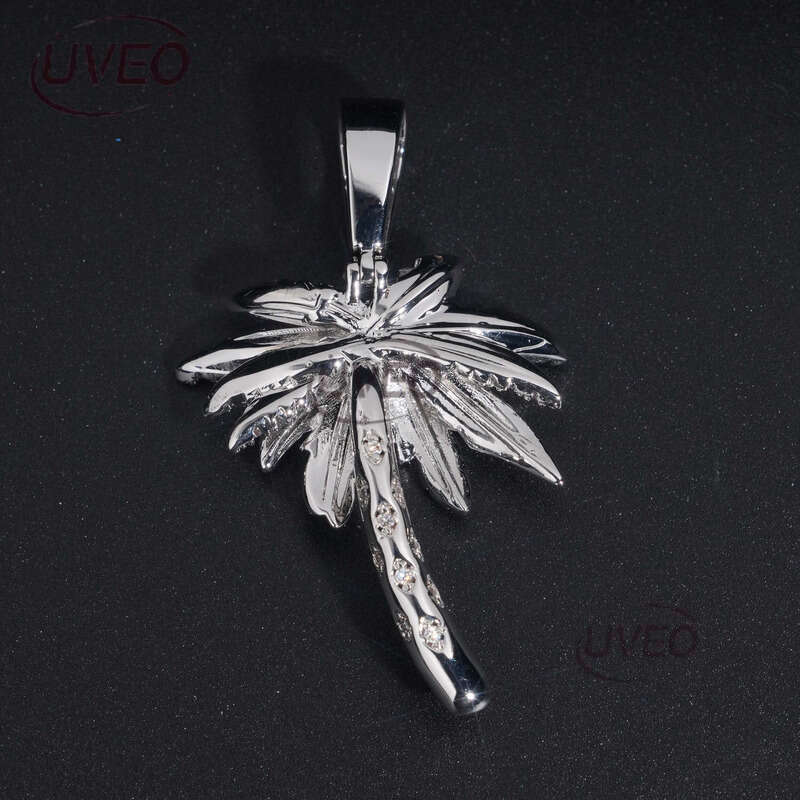 Iced Out Gold Sterling Silver Jewelry VVS 925 Moissanite Cuban Ring Hiphop Pass Dias Tester Cuban Link Chains Pendant Fashion Gift