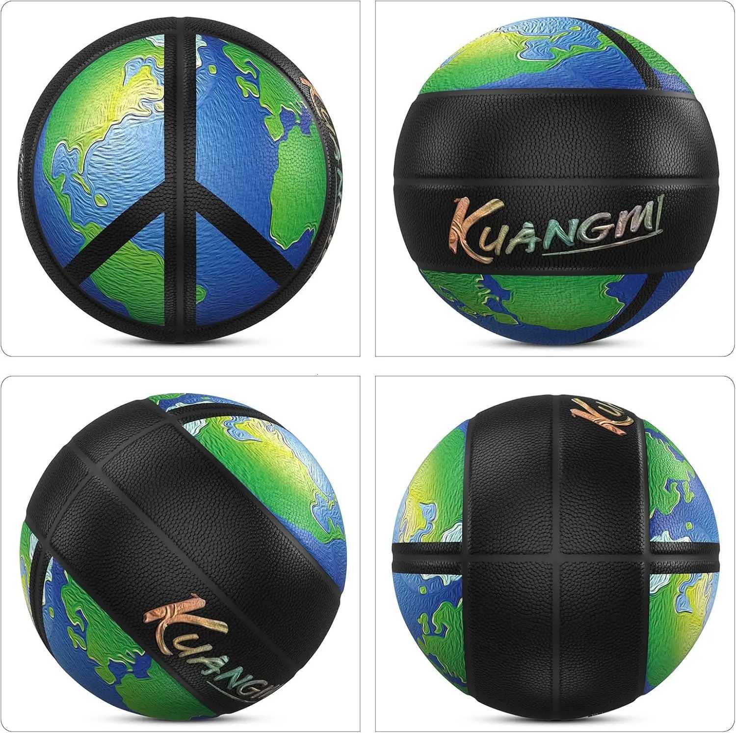 Kuangmi Love Lucky Series Basketball Official Size 7295 Limited Collectors Edition Art BallW251115