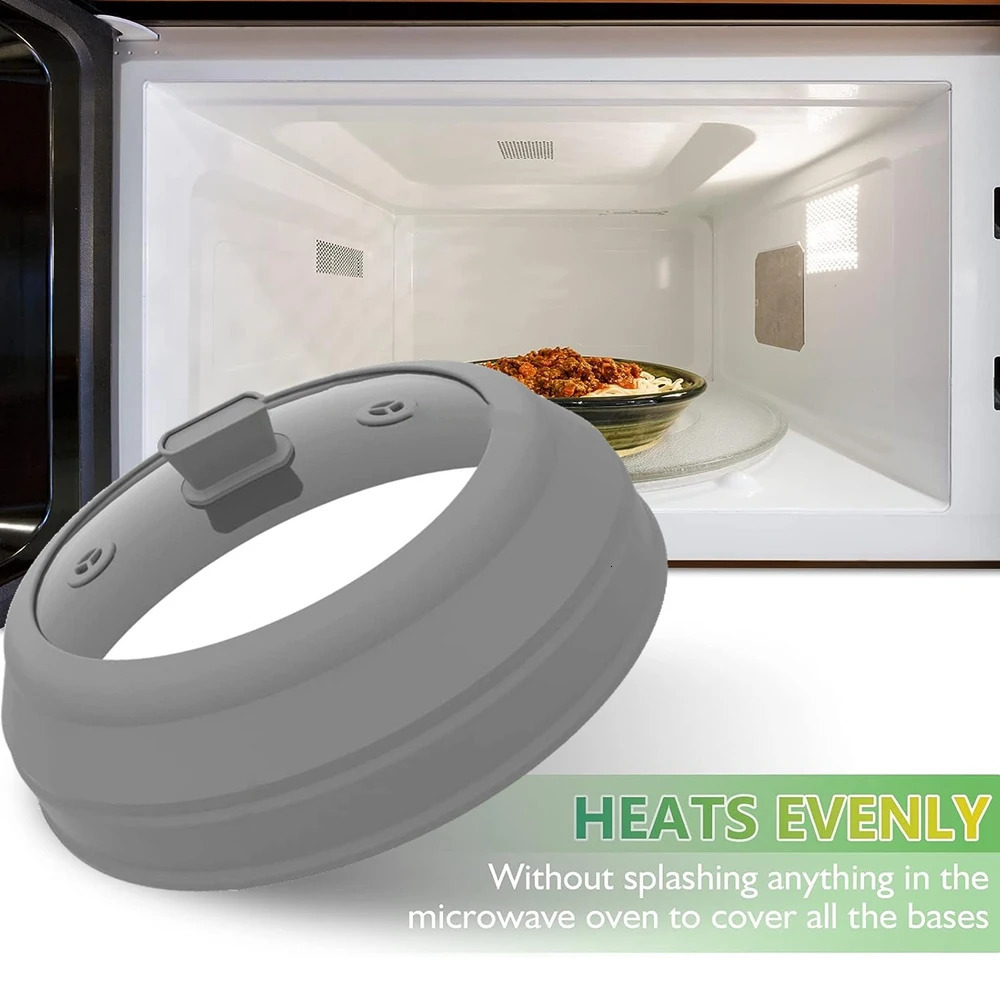 Microwave Splatter Cover Glass Microwave Cover for Food 105inch Foldable Microwave Plate Cover Silicone Splash Guard Food Cover 251209w