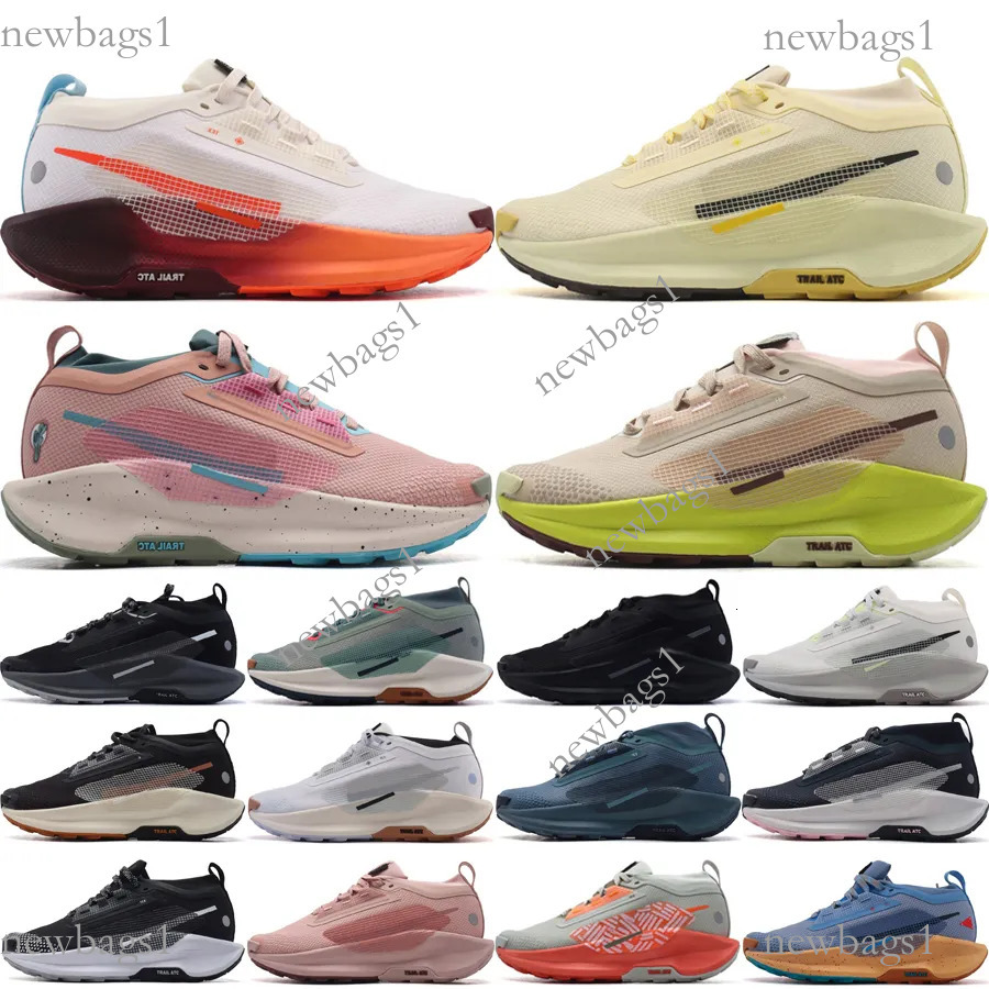 Top Men Women Running Shoes Pegasuses Trail 5 GTX Designer Trainers Jade Horizon Sail Picante Red Cool Grey Pink Oxford Red Pale Ivory ATC Outdoor Sneakers Size