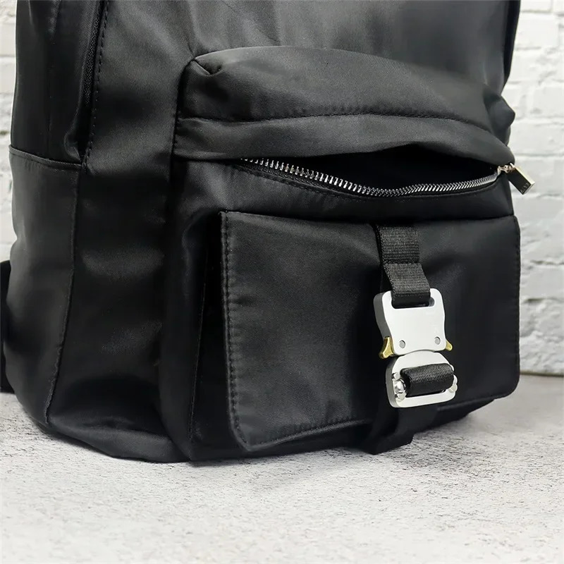 25ss Black ALYX Traveling Bag High Capacity Computer 11 Quality 1017 9SM Casual Backpack 251111