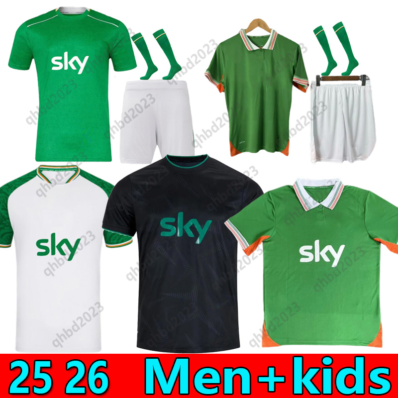 S-4XL 2024 2025 Ireland home Soccer Jerseys kit DOHERTY DUFFY 24 25 26 Away Euro National Team Egan BRADY KEANE Hendrick McCABE Football shirt men kids uniform