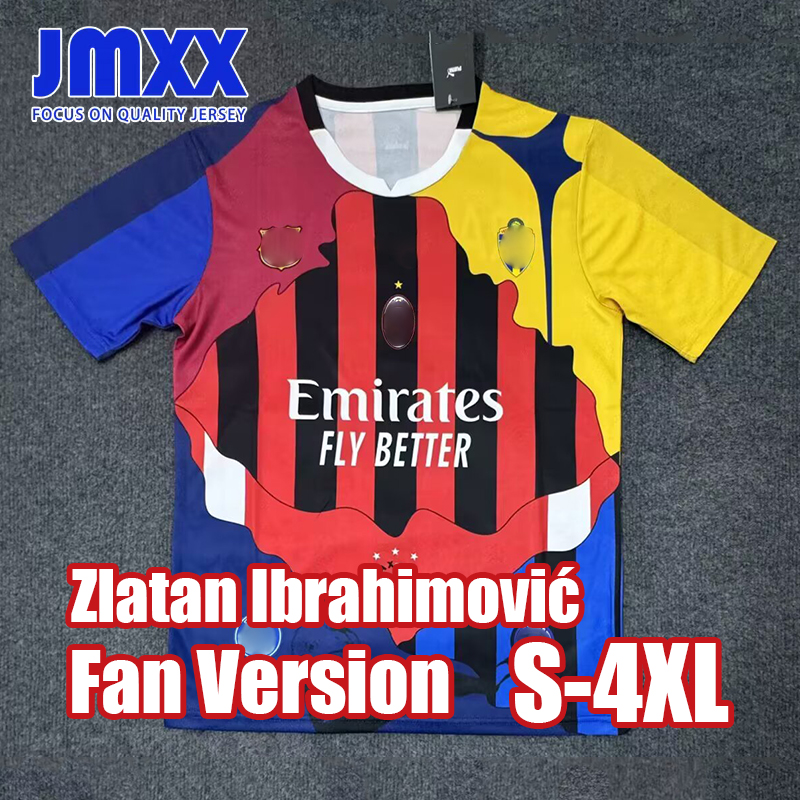 XXXL 4XL JMXX 25 26 Zlatan Ibrahimovic Ronaldo Special Jerseys Mens Uniforms Jersey Man Football Man Shirt 2025 2026 Fan Version