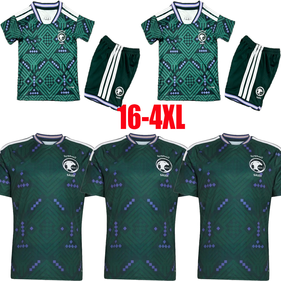 2026 2027 Saudi Arabia socer jerseys World Cup 26 27 Firas Al-Buraikan Musab Al-Juwayr Saud Abdulhamid Hassan Tambakti football shirts fans player version kids kit