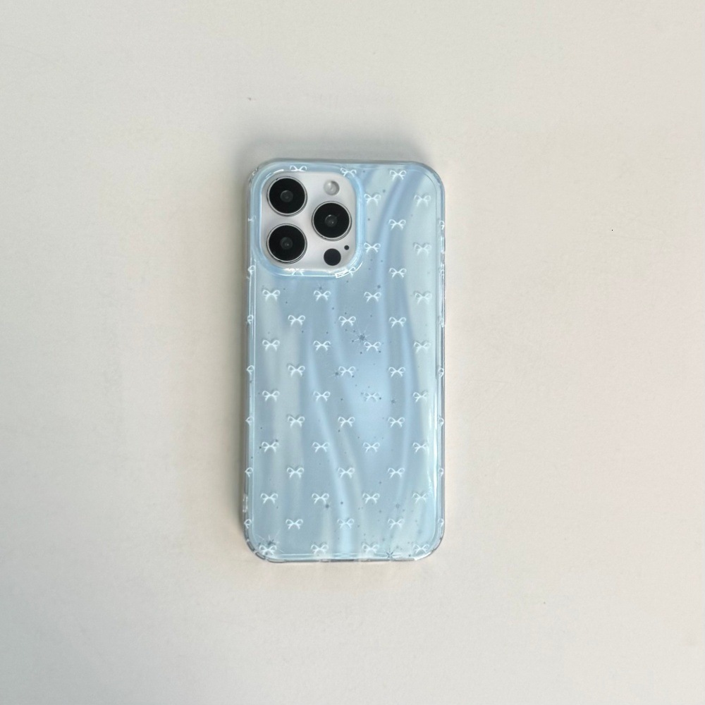 Full Screen Bowknot Phone Case Suitable for iPhone 17 Pro Max Cartoon Shockproof iPhone16/15 Pro