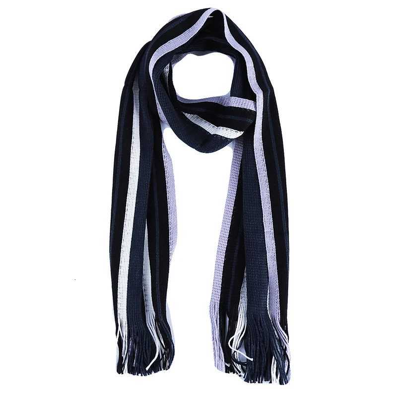 Luxury Classic Mens Scarf Winter Warm Faux Acrylic Soft Tassel Long Shawl Business Casual Striped Scarf Mens Clothing Accessories Y251115
