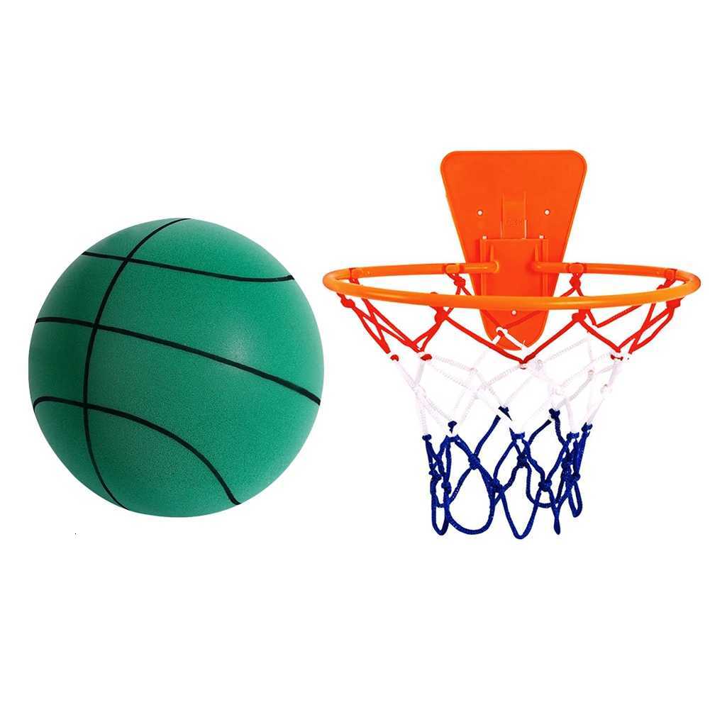 18/21/24cm No Noise Basketball Size 3/5/7 Multicolour Sponge Basketball Indoor Training Ball Bouncing for Kids Christmas GiftsW251115