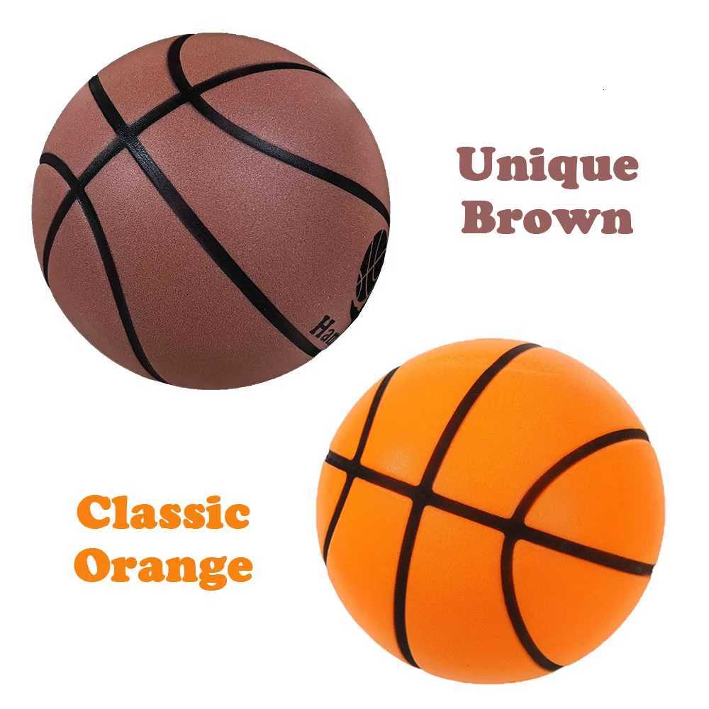 Grooved Silent Basketball Size 7 6 Men Women Player Indoor Dribble Practice Bounce Quietly Soft Foam Ball No Noises at HomeW251115