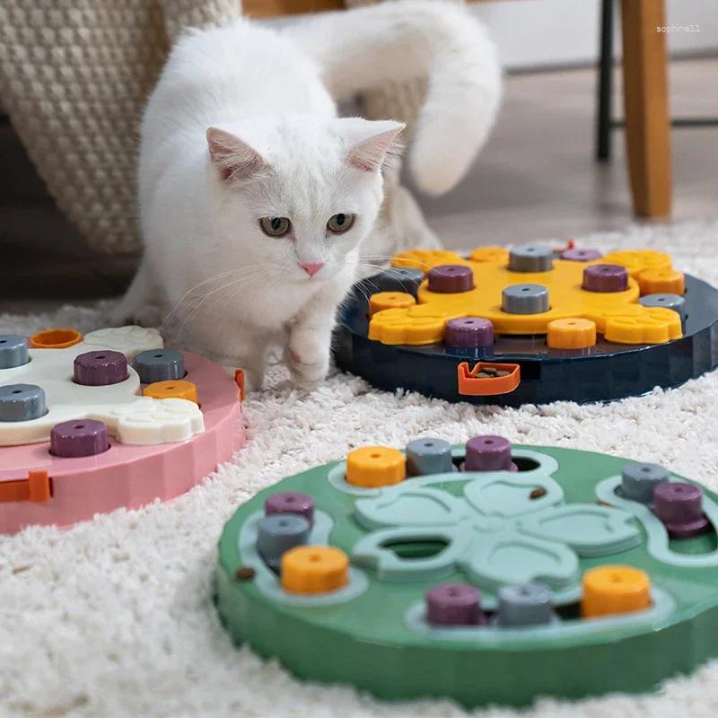 Update Dog Puzzle Toys Slow Feeder Interactive Increase Puppy IQ Food Dispenser Slowly Eating Nonslip Bowl Pet Cat Dogs Training Game