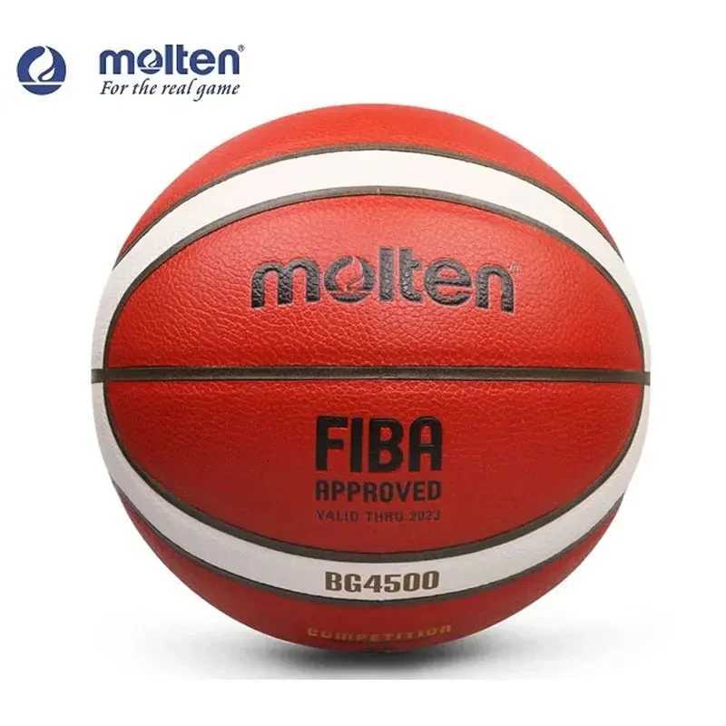 Molten BG4500 Original Basketballs Official PU Leather Wear-resistant Non-slip Indoor and Outdoor Game Training Basketball BallW251115