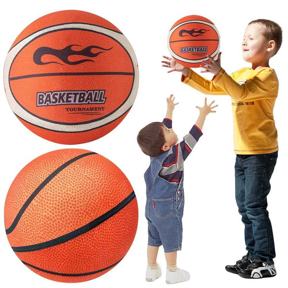 18/21/24cm Silent Basketball High-Resilience Training Foam Ball Size 3/5/7 Dribbling Basketball for Various Indoor ActivitiesW251115
