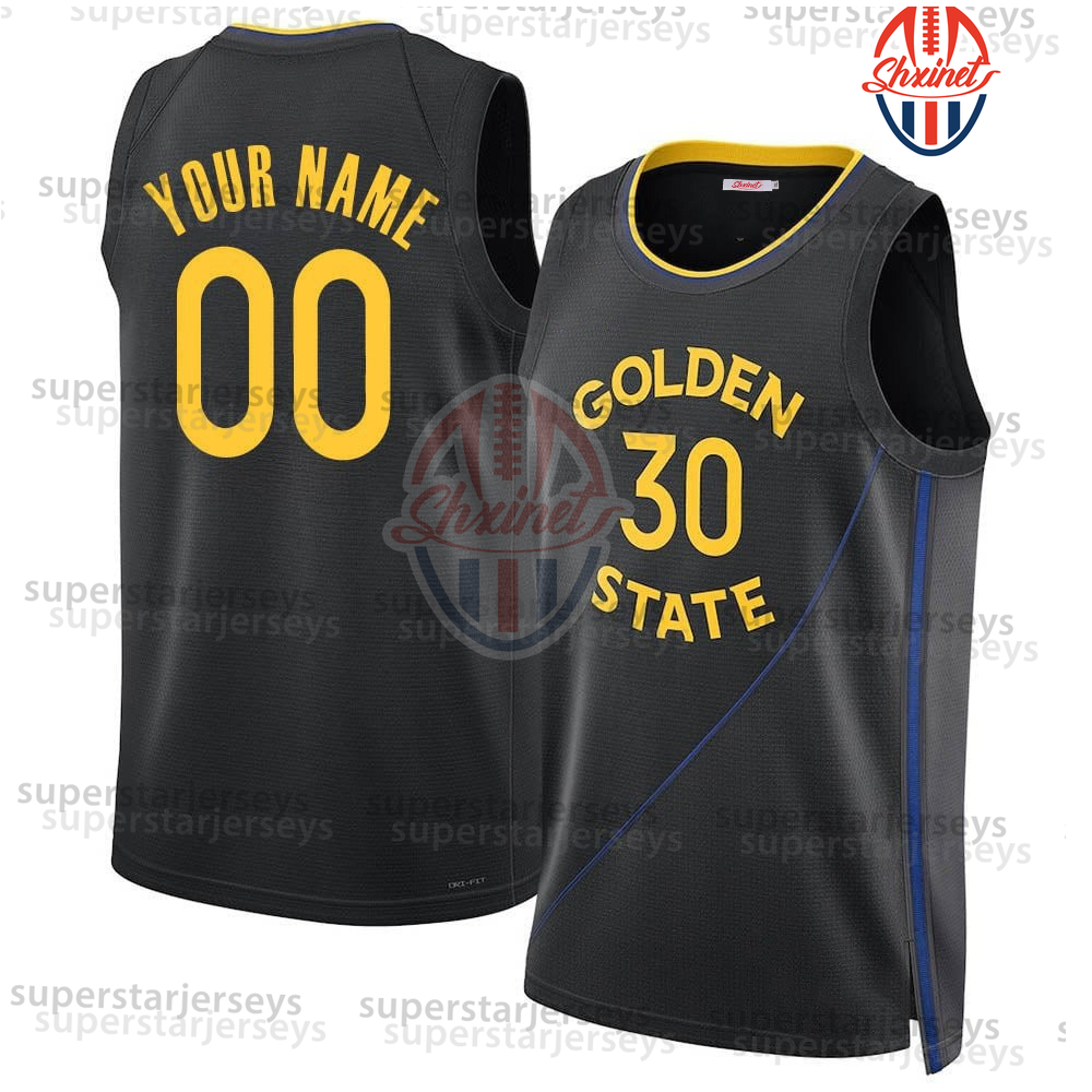 Custom 30 Curry 2025-26 City Basketball Jersey Butler III Kevon Looney Green Kuminga