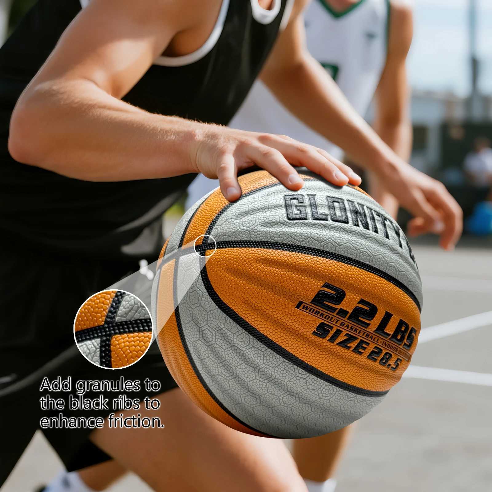 Heavy Training Basketball Inoutdoor 285/295 22LBS/3LBS Non-slip Weighted Basketball For Dribbling Passing Rebounding SkillW251115