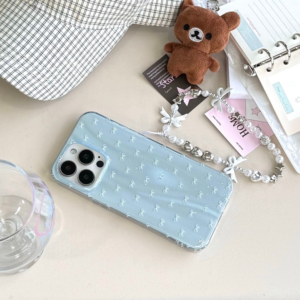 Full Screen Bowknot Phone Case Suitable for iPhone 17 Pro Max Cartoon Shockproof iPhone16/15 Pro