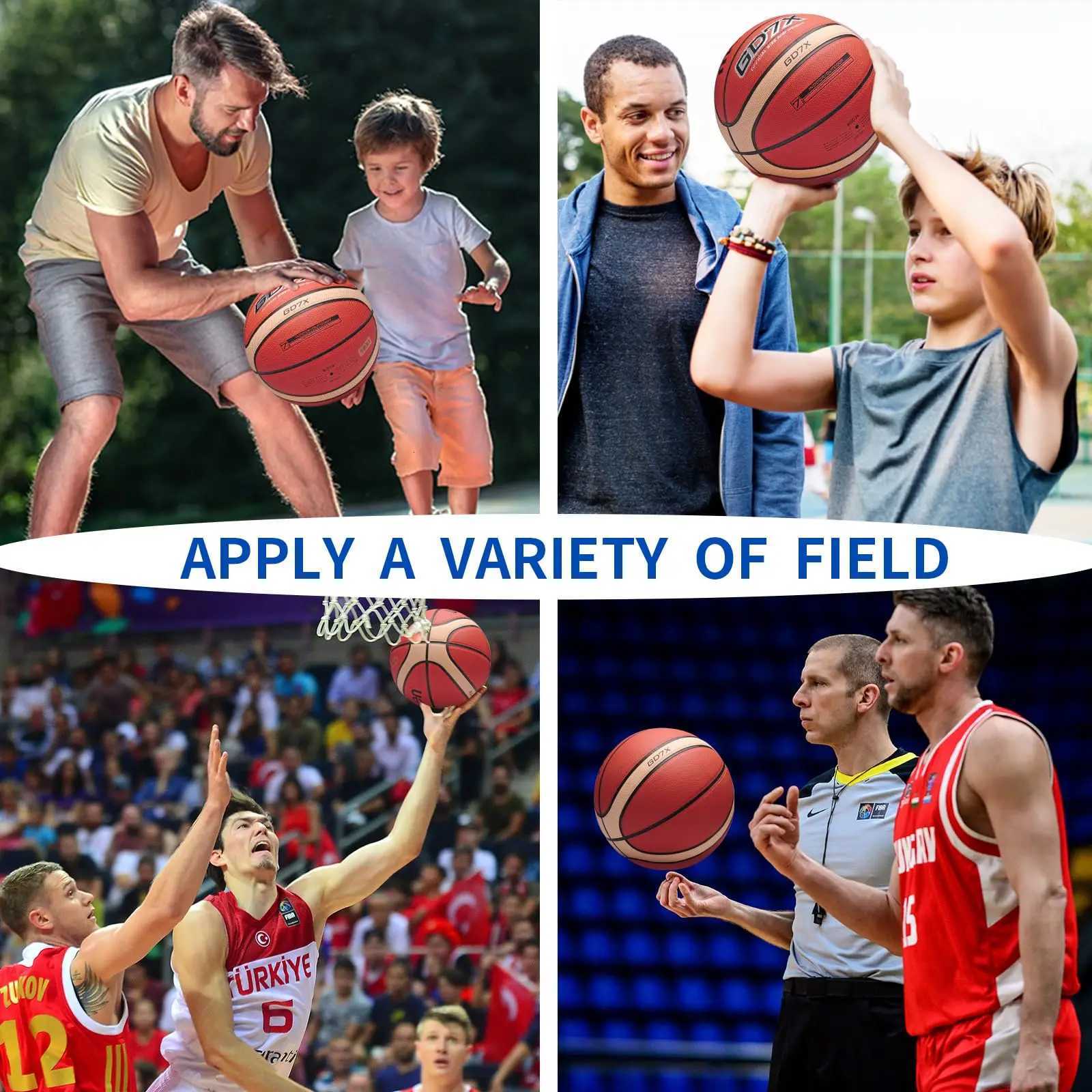 Original Molten GD7X Basketball Soft Touch Rubber and Faux Leather Training Basketball High Bounce Indoor Outdoor BasketballW251115