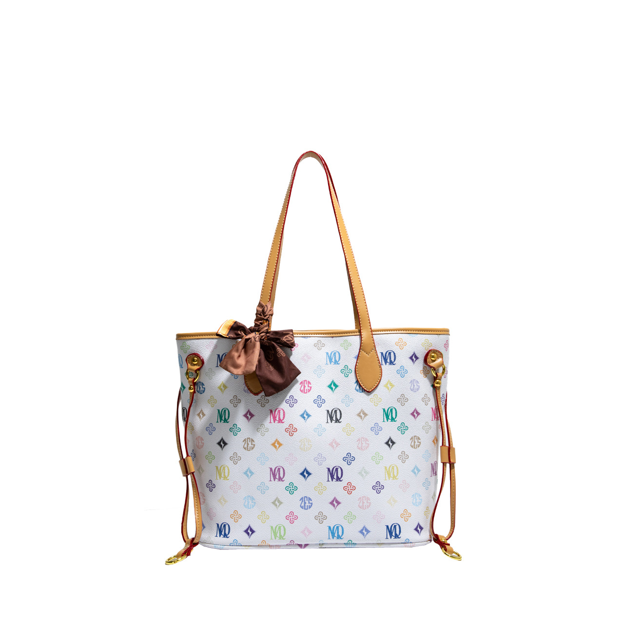 Free shipping bag Women's new fashion printed sweet commuter bag large capacity temperament shoulder bag 2025