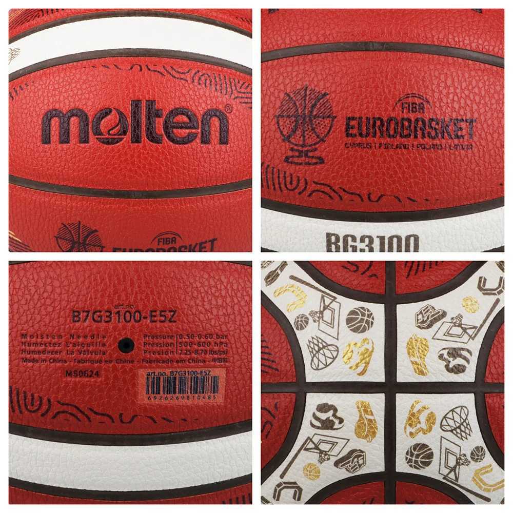 Molten Original Basketball Official Size 7 PU Material Indoor Outdoor Men Competition Ball Training Match Game Team BaloncestoW251115