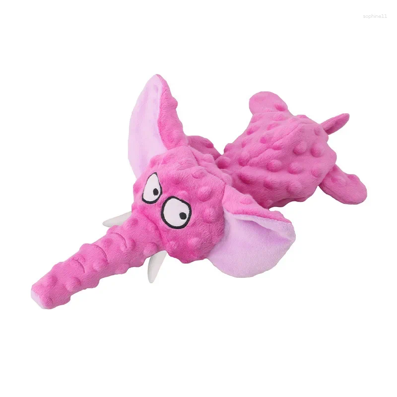 Update Sounding Paper Chew Tooth Toy Pet Products Elephant Soft Shell Plush Dog Toys Interactive Squeaky For Small Large Dogs