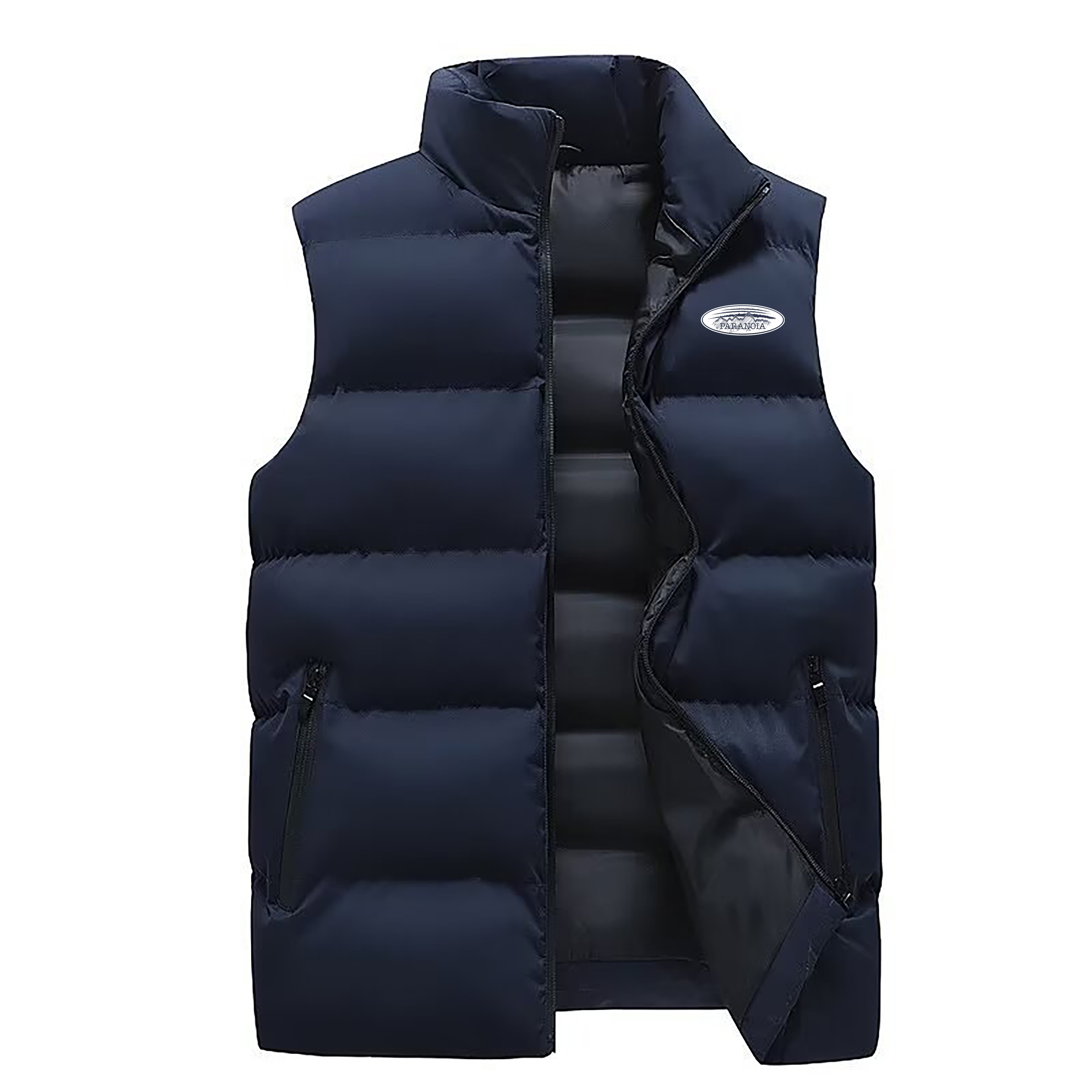 Men's Vests Down Designer Vest Fleece Warm Casual loose thick jacket High-end luxury Patterned Print Insert The Bag Through Side Seam Design For 