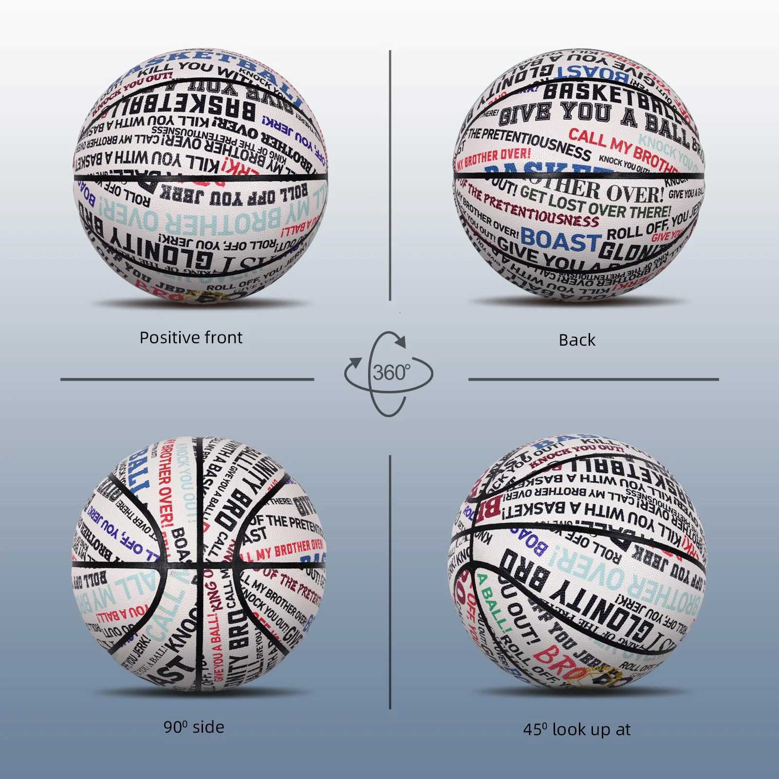 Color-changing Basketball-Official Size 6/7 Composite Leather High Quality Durable Street Basketball For BoyGirl Gift Game BallW251115