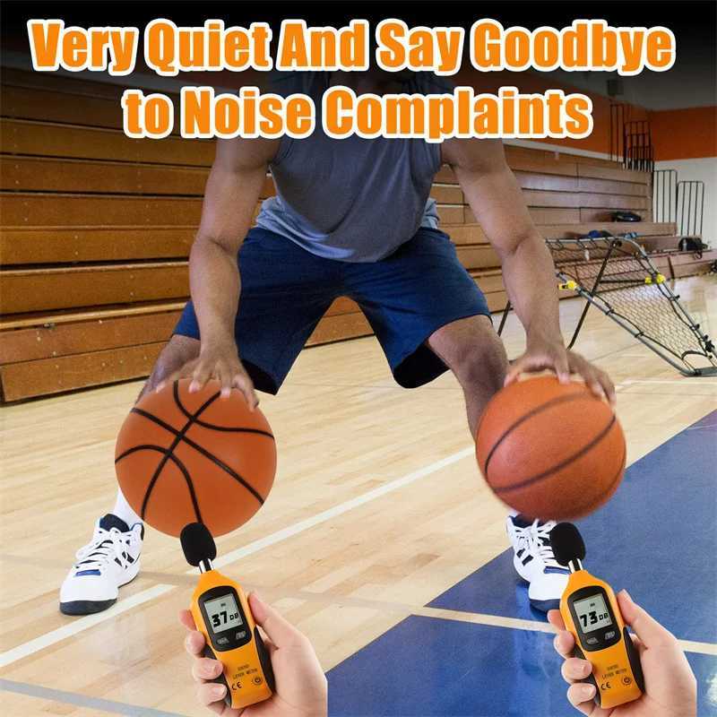 Silent Basketball 20 Indoor Mute Ball Upgraded Version With Groove Line No Noise Soft And High Elastic PU Foam Sport BasketballW251115