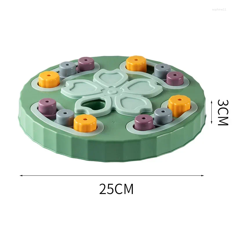 Update Dog Puzzle Toys Slow Feeder Interactive Increase Puppy IQ Food Dispenser Slowly Eating Nonslip Bowl Pet Cat Dogs Training Game