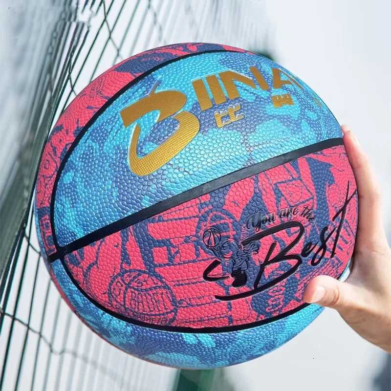 Size 5 Basketball Wear-Resistant PU Material Children Youth Match Training Basketalls Outdoor Indoor Beginner Training BallsW251115