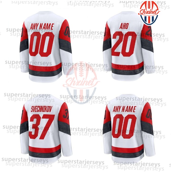 Sebastian Aho 2025-26 New Road Jersey Andrei Svechnikov Seth Jarvis Jalen Chatfield William Carrier Bradly Nadeau Staal Jaccob Slavin Taylor Hall