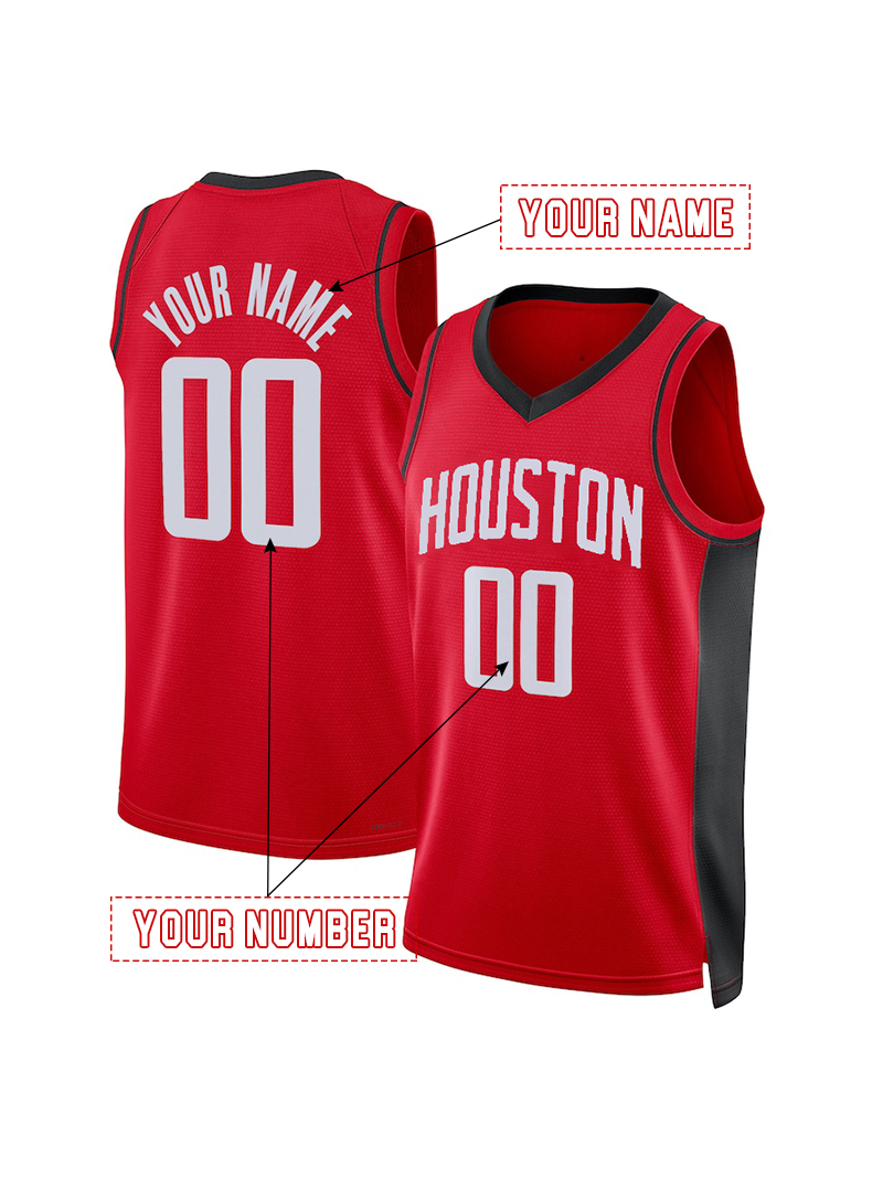 34 Olajuwon 4 Green 2025 Basketball Jersey Sengun VanVleet Thompson Custom Jerseys Mesh Sleeveless Stitched